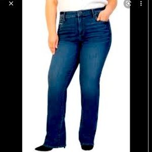 KUT FROM THE KLOTH NATALIE HIGH RISE DARK WASH BOOTCUT GREAT CONDITION (20W)